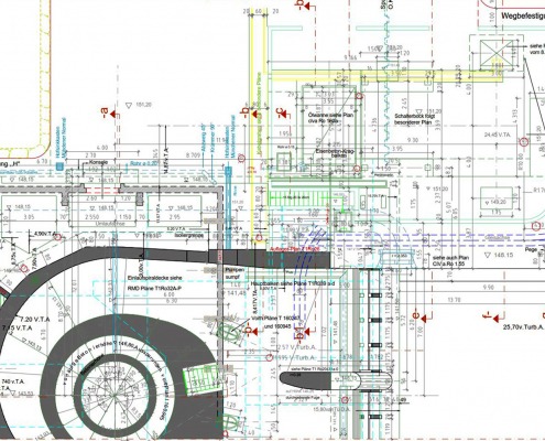 CAD-Plan: Ingenieurbau