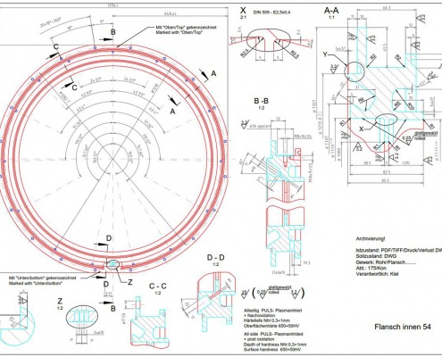 CAD-Plan: Anlagentechnik Detailplan